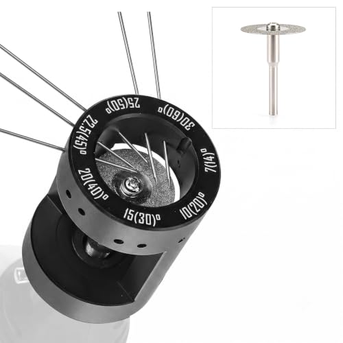 Diamond Cutting Wheel 10 PCS (25mm/1in) Professional with 402 Mandrel 2 PCS for Rotary Tools Cutting Disc Accessories - size: 25mm