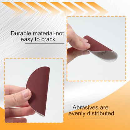 SPEEDWOX Sander Disc 100pc Sanding Hook and Loop Sandpaper 1200 Grit Sanding Discs 3 Inch Sandpaper for Wood Drill Grinder Rotary Tools No Hole - style: 1200-Grit