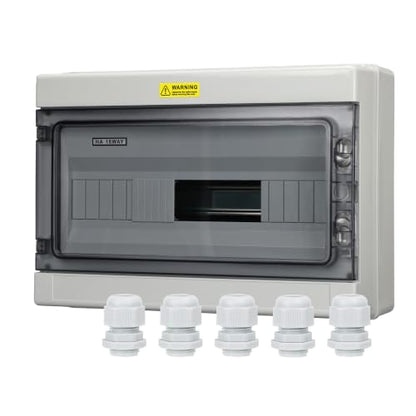 18-Way IP66 Waterproof Din Rail Breaker Box - size: HA-18