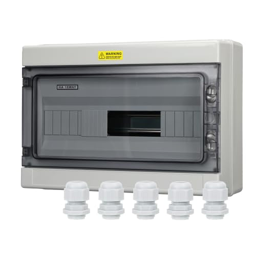 18-Way IP66 Waterproof Din Rail Breaker Box - size: HA-18