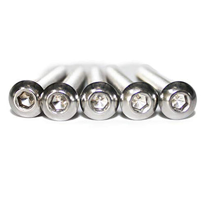 Fullerkreg M6-1.0 x 45 mm Button Head Socket Cap Screws - size: M6 x 45mm