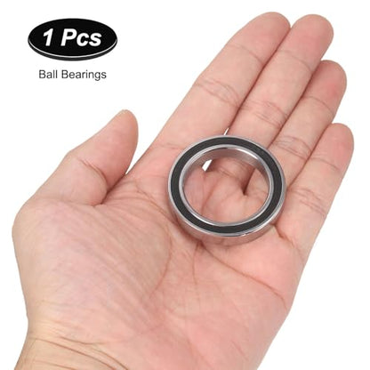 uxcell 6806-2RS Hybrid Ceramic Deep Groove Ball Bearings 30x42x7mm Si3N4 Silicon Nitride Balls Steel Rings Double Sealed Bearing for Motors, CNC Spindles (ABEC5) - size: 6806-2RS