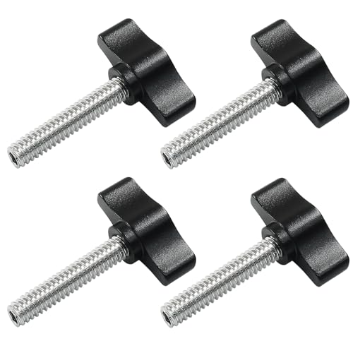 Murtenze 1/4"-20 x 1-1/4" Thumb Screw, 4 Pack - size: 1-1/4"