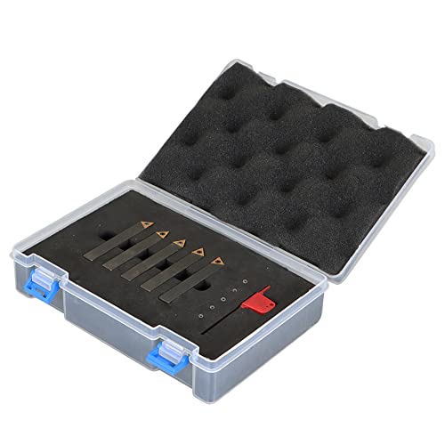 Kimllier 5Pcs 3/8" Indexable Carbide Lathe Turning Tool Holder
