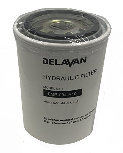 Delavan FIL10NOM 10 Micron Universal Hydraulic Oil Filter (Model ESP-034-P10)