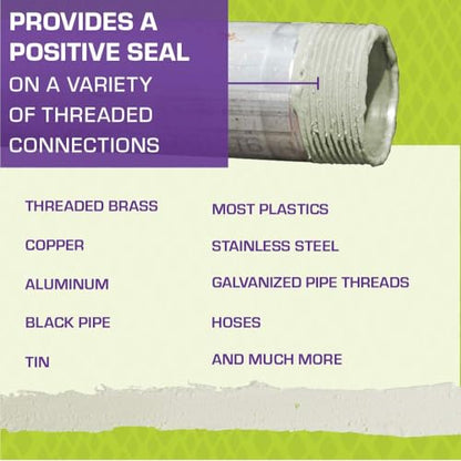 Gasoila Venom Pro-Grade Pipe Thread Sealant, 8 fl. oz., Pack of 6 - size: 8 fl. oz. (Pack of 6)