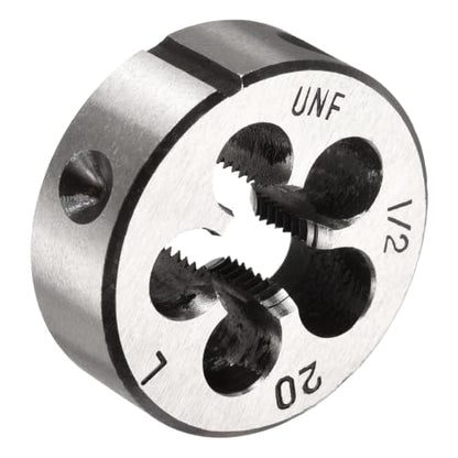1/2"-20 UNF Round Threading Die Left Hand Alloy Steel - size: 1/2"-20 UNF