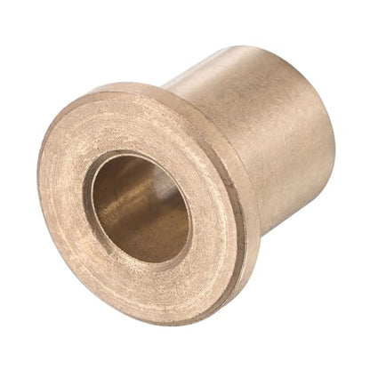 uxcell 4pcs Flange Sleeve Bearings 10mm Bore 16mm OD Sintered Bronze