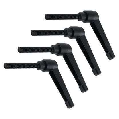 Clamping Lever Handles M8 x 50mm Push Button Ratchet Lever Male Threaded Stud Adjustable Handles Hand Knobs Rotating Screw Handles Bolts with Locking Lever -4pcs - size: M8 x 50mm