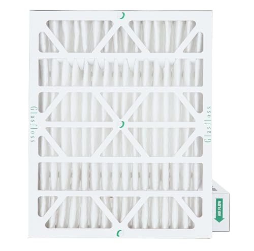 Glasfloss 20x24x4 MERV 10 Pleated AC Furnace Air Filters. 2-Pack