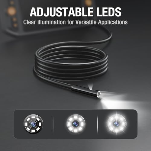 Teslong Dual Lens Borescope with Light for Automotive Mechanic Wall Vent