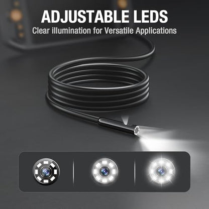 Teslong Dual Lens Borescope with Light for Automotive Mechanic Wall Vent