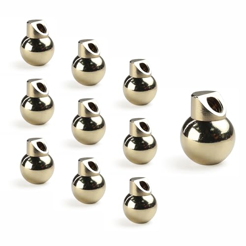 10 PCS M6 15.8MM Brass Ball Coolant Nozzles Screw Lock for Cnc Lathes, Milling Machines, Machine Tools, Stone Bending Machines And Jewelry Carving Machines Brass Ball Coolant Nozzles - style: HTTQ-15MM8-M6