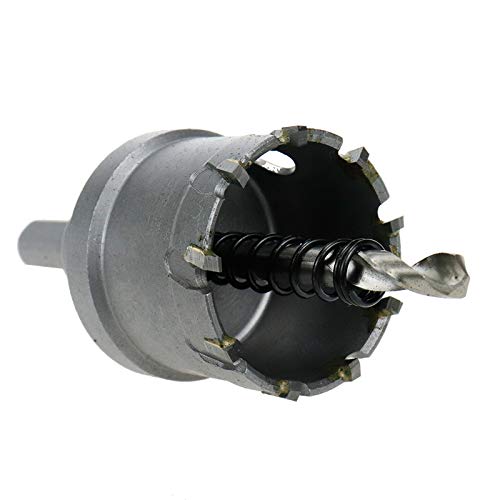 Carbide Hole Saw 40mm/1-37/64 Cutting Dia Hole Cutter for Cutting Stainless Steel & Iron - size: 1-37/64"/40mm