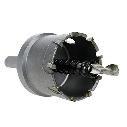 Carbide Hole Saw 40mm/1-37/64 Cutting Dia Hole Cutter for Cutting Stainless Steel & Iron - size: 1-37/64"/40mm