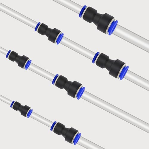 60PCS Quick Connect Reducer Air Fitting 4/6/8/10/12mm Kit