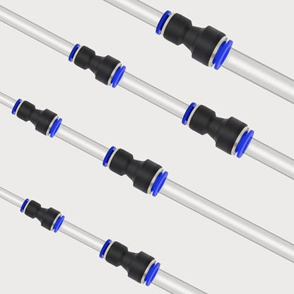 60PCS Quick Connect Reducer Air Fitting 4/6/8/10/12mm Kit