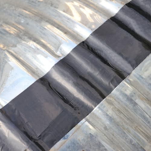 BOMEI PACK Black Aluminum Tape - HVAC Sealing & Patching Hot & Cold Air Duct Tape - 4 Inch - size: 4 Inch