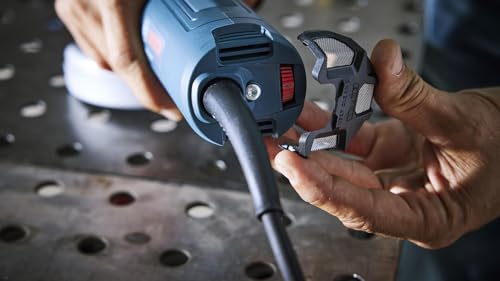 BOSCH GWS14-50P 5 In. Angle Grinder with Lock-On Paddle Switch - Complete Set for Versatile Grinding and Cutting