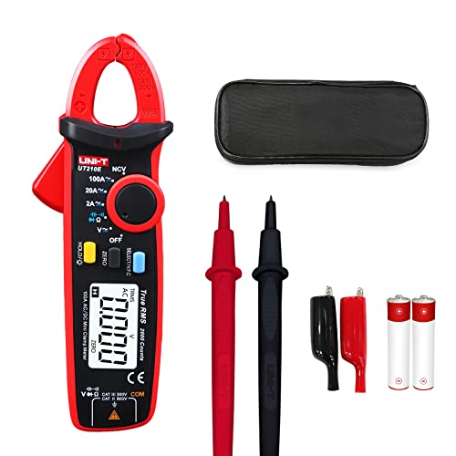 UNI-T UT210e Mini Clamp Meter & Alligator Electric Clips