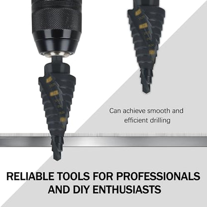 #4 Impact Step Drill Bit, 3/16" - 7/8" for Milwau-kee