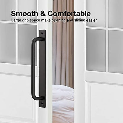 Ravinte Barn Door Handles 2 Pack Sliding Door Pulls, 7.5 in Hole Centers - size: 7.5 in Hole Centers