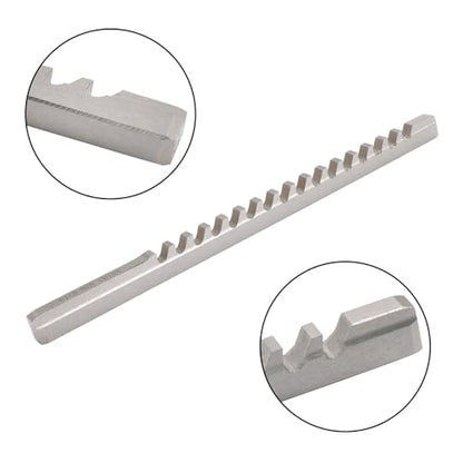 findmall B1-5mm High Speed Steel Keyway Broach Set, with 1 Shim