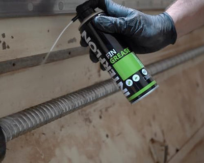 Interflon Fin Grease – Industrial Grease Lubricant Spray – NSF H1- Registered Food Grade – Transparent, General Purpose Lubricant - 300 ML Aerosol Can – for Industrial Sites and Food Environments