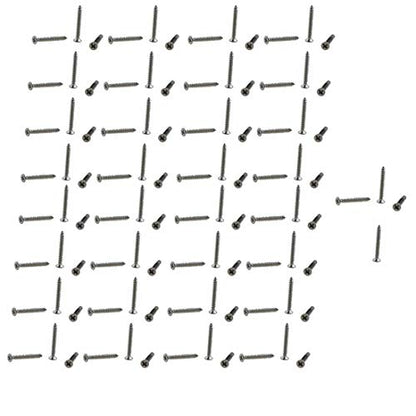 XunLiu M1.2X10mm 304 Stainless Steel Self-Tapping Screws 100 Pack - size: M1.2X10mm