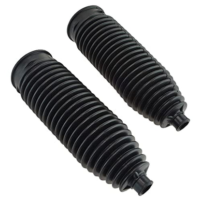 TRQ Front Driver & Passenger Side Inner & Outer Steering Kit Steering Rack - style: PSA28691