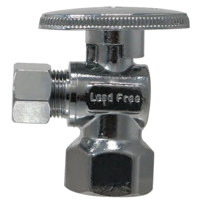 XFITTING 1/2 Inch Female NPT x 3/8 Inch OD Compression Angle Ball Valve, 30-1-5=5XX, 5 Pieces - size: .5" FNPT x .375" Angle
