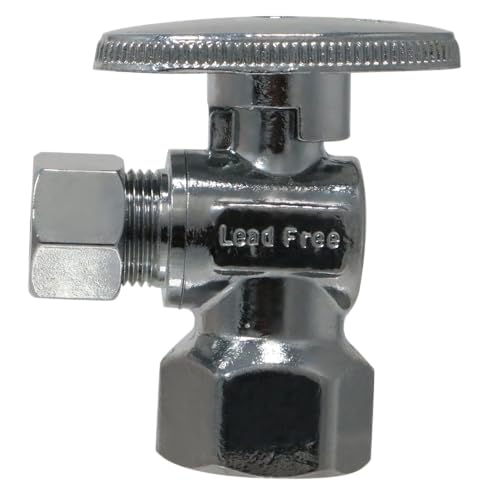 XFITTING 1/2 Inch Female NPT x 3/8 Inch OD Compression Angle Ball Valve, 30-1-5=5XX, 5 Pieces - size: .5" FNPT x .375" Angle