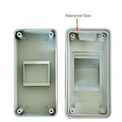 Waterproof Electrical Circuit Breaker Distribution Box IP65 HT-2Way by United CSS - size: 2Way
