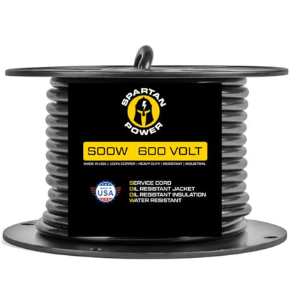 SOOW Multi-Conductor Wire 6/4 Portable Power Cable - 600V, 50A, Heavy-Duty Flexible Cord for Industrial & Residential Use 20 Feet - size: 20FT