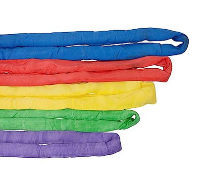 Mytee Products (2 Pack) Polyester Endless Round Sling 6 ft Purple 2600 lb. Vertical Capacity | 2100 lb. Choker | 5200 lb. Basket | Heavy Duty Recovery Sling for Rigging and Towing - color: Purple - Vertical Capacity: 2,600 lbs., size: 6 Feet, style: 2 - P