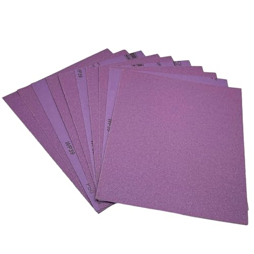 60 Grit Wet Dry Sandpaper, 10pcs 9 x 11 Inch Sanding Sheets - style: Grit 60