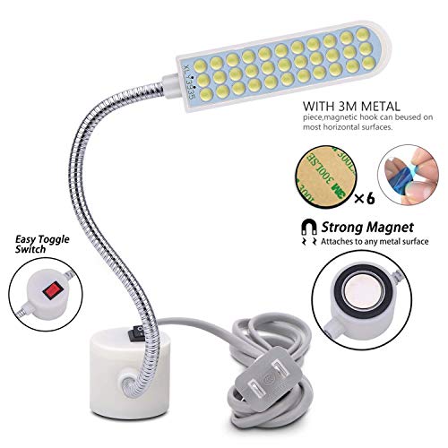 Sewing Machine Light with Magnetic Mounting Base