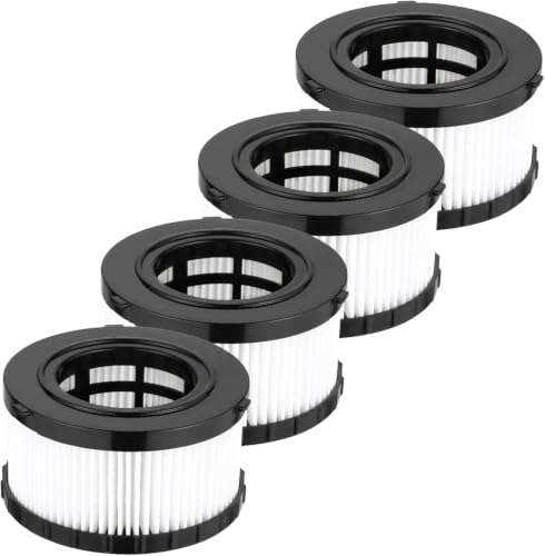4 Pack DC5151H HEPA Filter Replacement for DEWALT DC5151H DC515 DCV517 Wet/Dry Vacuum