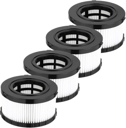 4 Pack DC5151H HEPA Filter Replacement for DEWALT DC5151H DC515 DCV517 Wet/Dry Vacuum
