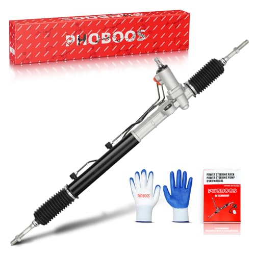 PHOBOOS Hydraulic Power Steering Rack and Pinion Fit for Hyundai Santa Fe - size: 26-2425