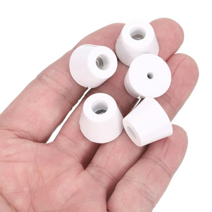 uxcell 8Pcs Rubber Bumper Feet, 0.55" H x0.67 W Round Pads with Stainless Steel Washer and Screws for Furniture, Appliances, Electronics - size: 0.55" H x0.67" W