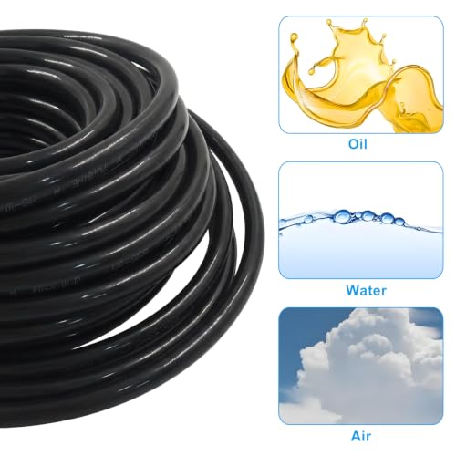 39ft (12m Roll) 8mm OD x 5mm ID Pneumatic Tubing, (Black) - color: Black, size: 8mm OD x 5mm ID