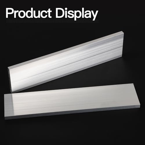 3/8" (10mm) X 3"(75mm) Square Aluminum Flat Bar 12" Long, 2 Pieces 6061 General Purpose Plate T6511 Solid New Mill - size: 3/8x3x12inch