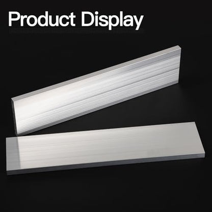 3/8" (10mm) X 3"(75mm) Square Aluminum Flat Bar 12" Long, 2 Pieces 6061 General Purpose Plate T6511 Solid New Mill - size: 3/8x3x12inch
