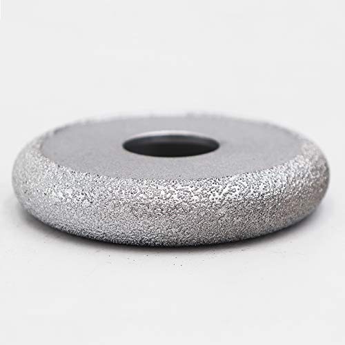 SHDIATOOL 3-Inch Convex Diamond Profile Grinding Wheel #60 75mm for Stone - size: Height 15mm