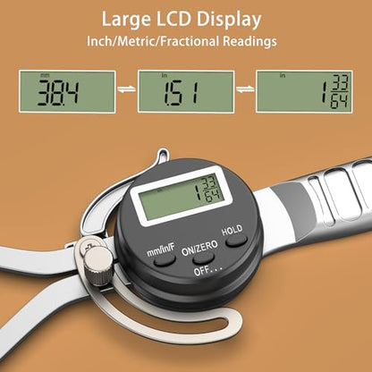 HDLNKAK Digital Outside Caliper Gage, Favor 0-6” - color: Black