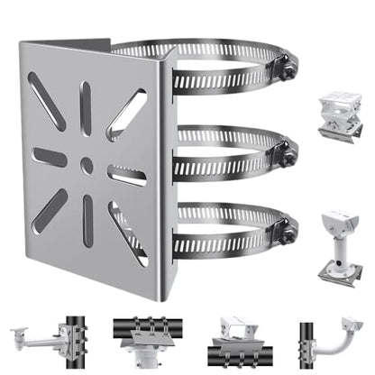 Universal Wall Mounting Bracket with 3 Loops - size: 1Pack