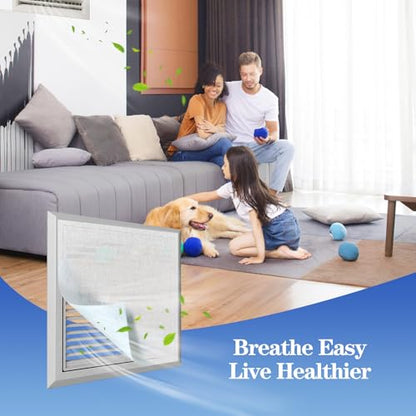 MERV 13 Air Filter Material -23 Ft² Cut to Fit Air Filter Media for Home HVAC, Furnace, AC & Purifier -Filters Dust and Pet Dander as Small as 0.3 Microns-Easy DIY with Hook Tape - style: MERV 13-1PC-White