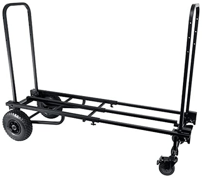 Rockville Rock Cart Pro Equipment Transport Utility Roller Cart 700 LB Capacity