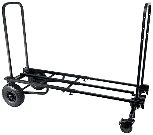 Rockville Rock Cart Pro Equipment Transport Utility Roller Cart 700 LB Capacity